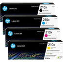 HP 210X Toner Ink Cartridge Set LaserJet TerraJet Black Cyan Magenta Yellow Original HP 210X Set - SuperOffice