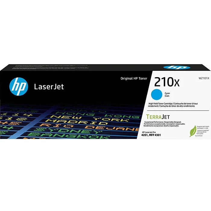 HP 210X Toner Ink Cartridge Set LaserJet TerraJet Black Cyan Magenta Yellow Original HP 210X Set - SuperOffice