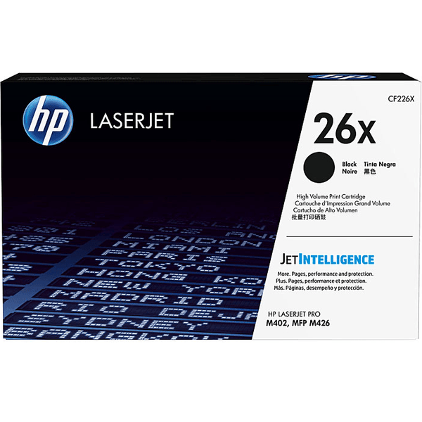 HP 26X Toner Ink Cartridge High Yield Black Laserjet Pro MFP M426 M402 CF226X - SuperOffice