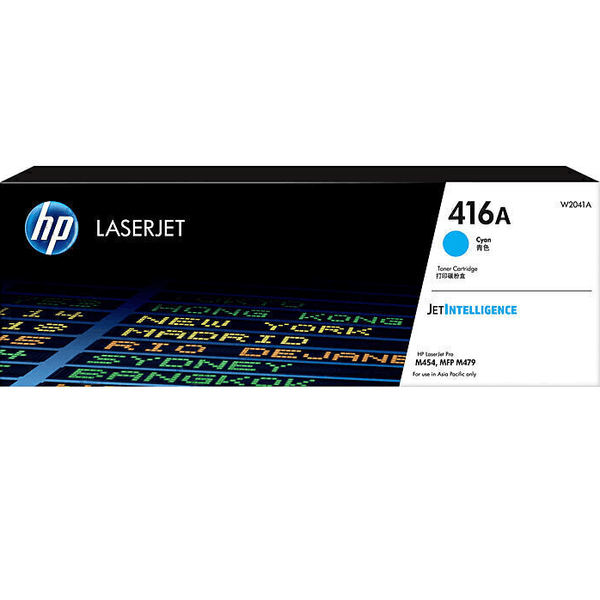HP 416A Toner Ink Cartridge Cyan W2041A LaserJet Pro Genuine W2041A - SuperOffice