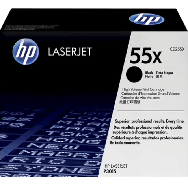 HP 55X Toner Ink Cartridge High Yield Black CE255X M525/P3010/P3011/P3015/M521 CE255X - SuperOffice