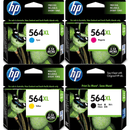 HP 564XL High Yield Printer Ink Cartridges Black/Cyan/Magenta/Yellow Set Pack (564XL Set) CN684WA + CB324WA + CB325WA + CB323WA - SuperOffice