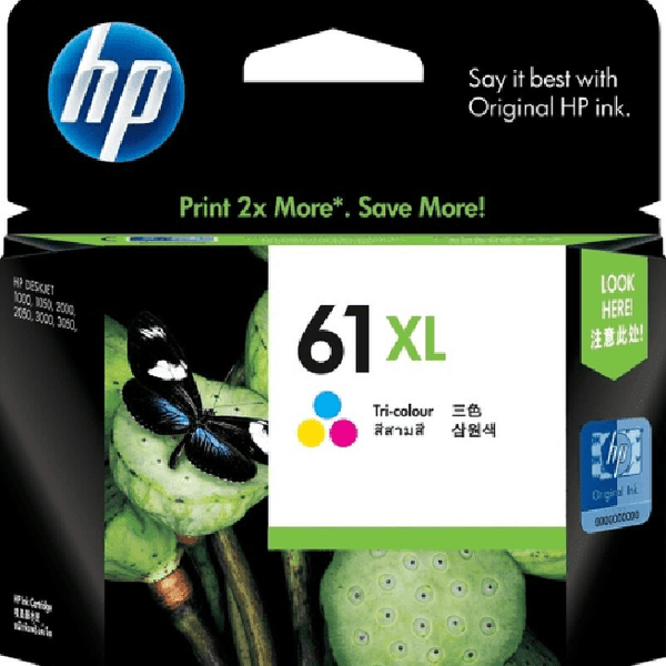 HP 61XL Ink Cartridge High Yield Colour Pack Cyan/Magenta/Yellow CH564WA CH564WA - SuperOffice