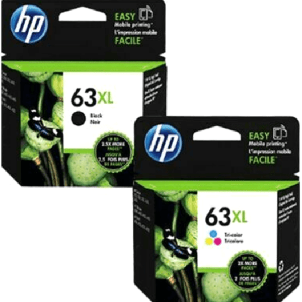 HP 63XL Ink Cartridge High Yield Set Cyan/Magenta/Yellow/Black Genuine HP 63XL Set - SuperOffice