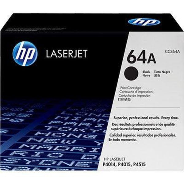 Hp 64A Toner Ink Printer Cartridge Black LaserJet 4015 P4510 P4515 CC364A - SuperOffice