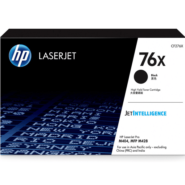 HP 76X Toner Ink Cartridge High Yield Black CF276X LaserJet Pro M404 M428 Genuine CF276X - SuperOffice