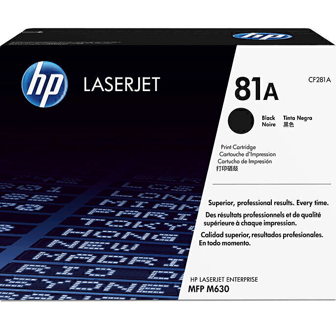 HP 81A Toner Ink Cartridge Black CF281A Genuine LaserJet CF281A - SuperOffice