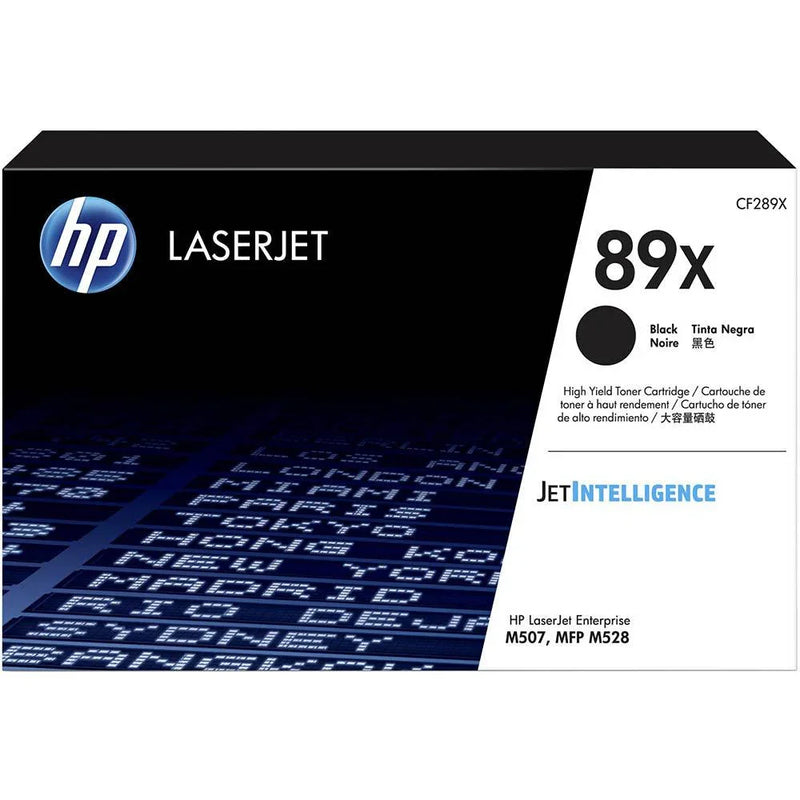 HP 89X Toner Ink Cartridge High Yield Black CF289X CF289X - SuperOffice