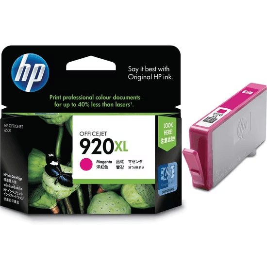 HP 920XL Ink Cartridge High Yield Magenta CD973AA Genuine Original CD973AA - SuperOffice