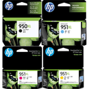 HP 950XL/951XL Ink Cartridge Set High Yield Black/Cyan/Magenta/Yellow 950XL/951XL Set - SuperOffice