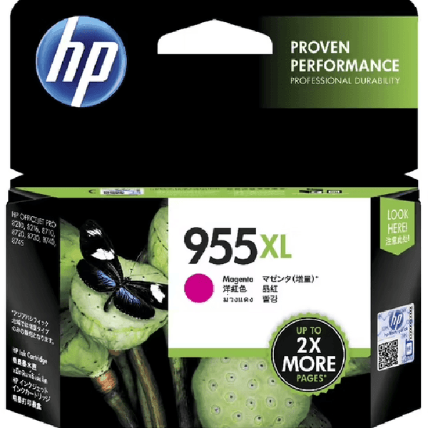 HP 955XL Ink Cartridge High Yield Magenta L0S66AA L0S66AA - SuperOffice