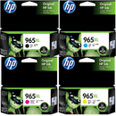 HP 965XL High Yield Ink Cartridge Black/Cyan/Magenta/Yellow Set Bundle 3JA84AA + 3JA81AA + 3JA82AA + 3JA83AA - SuperOffice