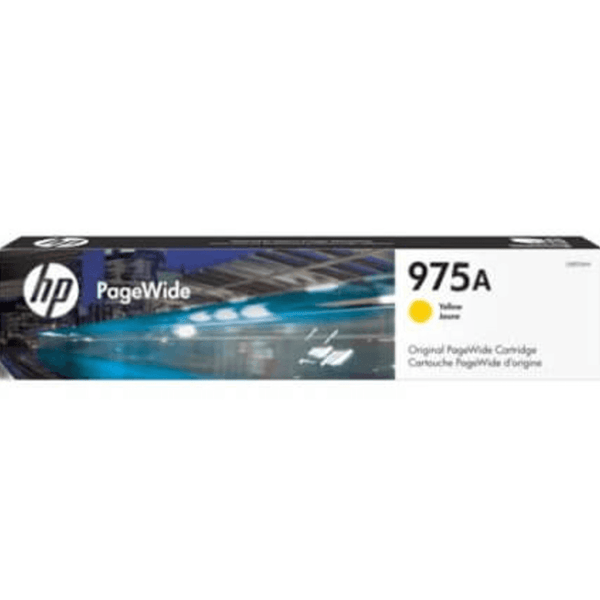 HP 975A Ink Toner Cartridge Yellow PageWide Genuine Original L0R94AA L0R94AA - SuperOffice