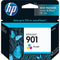 Hp Cc656Aa No.901 Ink Cartridge Tri Colour Pack Cyan/Magenta/Yellow CC656AA - SuperOffice