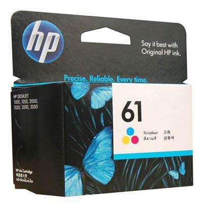 Hp Ch562Wa No.61 Ink Cartridge Tri Colour Pack Cyan/Magenta/Yellow CH562WA - SuperOffice