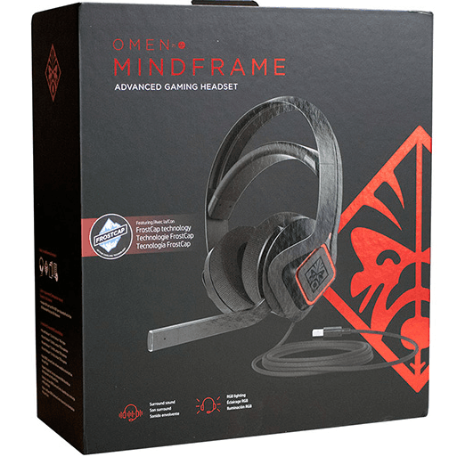 HP OMEN Mindframe Prime Gaming Headset Headphones Black 6MF35AA - SuperOffice