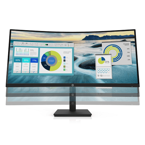 HP P34HC G4 34" UWQHD Curved Studio Monitor Wide Screen 65W USB-C 21Y56AA - SuperOffice