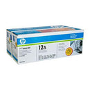 Hp Q2612Ad No.12A Toner Cartridge Black Pack 2 Q2612AD - SuperOffice
