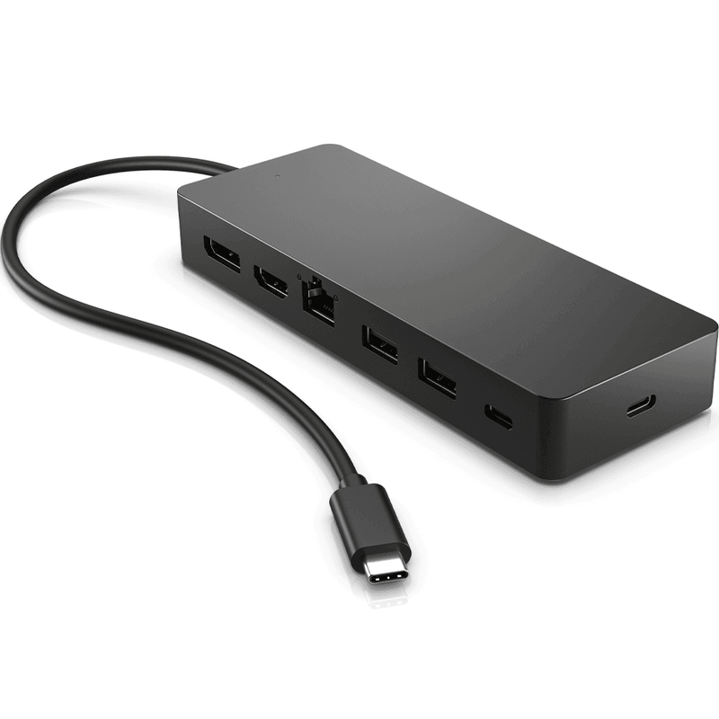 HP Universal USB-C 4K Multiport Hub Adapter Dual Screen HDMI/DisplayPort/Ethernet/USB 50H55AA - SuperOffice