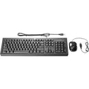 Hp Usb Essential Wired Keyboard Mouse Combo Black H6L29AA - SuperOffice