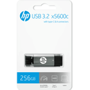 HP X5600C USB-C/A Dual USB 3.2 Storage Stick Flash Drive High Speed 256GB HPFD5600C-256 - SuperOffice