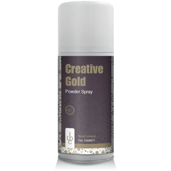 IBC Creative Powder Sprays Gold 150mL 12 Pack Edible Food Colour F006671 - SuperOffice