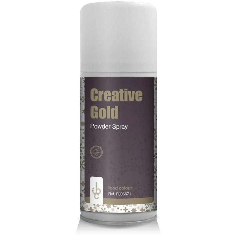IBC Creative Powder Sprays Gold 150mL 12 Pack Edible Food Colour F006671 - SuperOffice