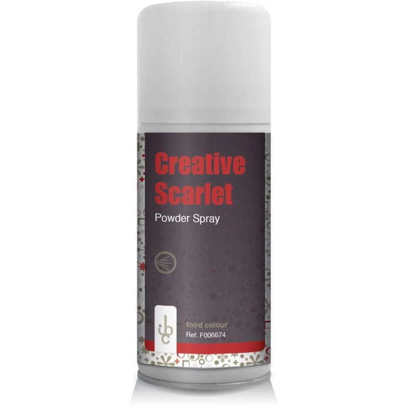 IBC Creative Powder Sprays Scarlet 150mL 12 Pack Edible Food Colour Bulk F006674 - SuperOffice