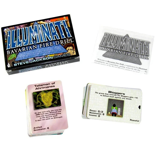 Illuminati Bavarian Fire Drill Cards Expansion Game Steve Jackson Games 080742097766 - SuperOffice
