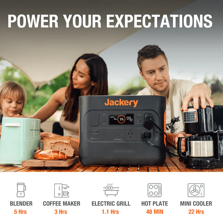 Jackery Explorer 2000 Pro Portable Power Station 2160Wh Lithium Battery EXPLORER2000PROAU - SuperOffice