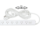 Jackson Surge Protected 6 Way Outlet Board Master Switch Power Board 5m Cable PT6225 - SuperOffice