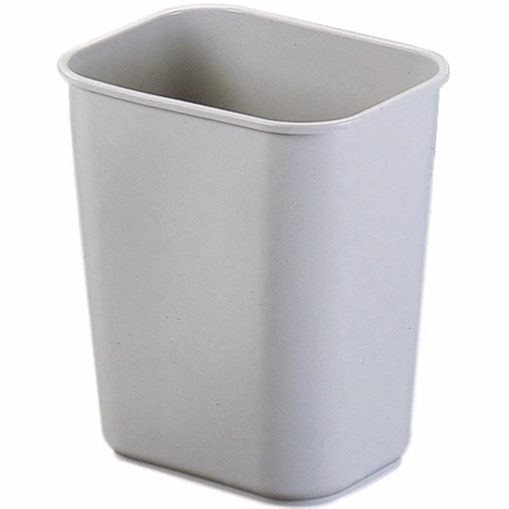 Jastek Plastic Rectangular Waste Bin 12 Litre Grey | SuperOffice