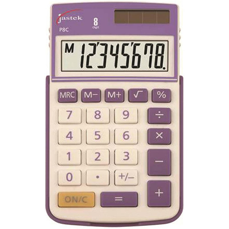 Jastek Pocket Calculator Assorted Colours 398440 - SuperOffice