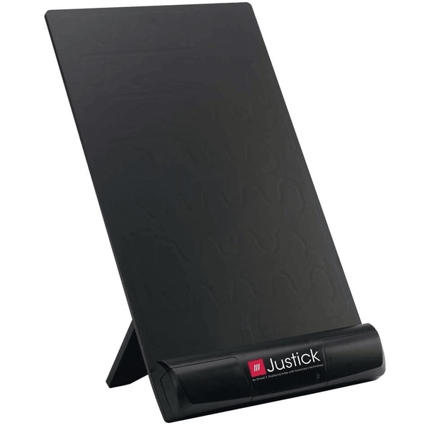 Justick Electro Adhesion Notice Board Desktop 203x279mm Black JB100 - SuperOffice