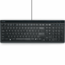 Kensington Advance Fit Full-Size Slim Keyboard Wired Black 72357 - SuperOffice