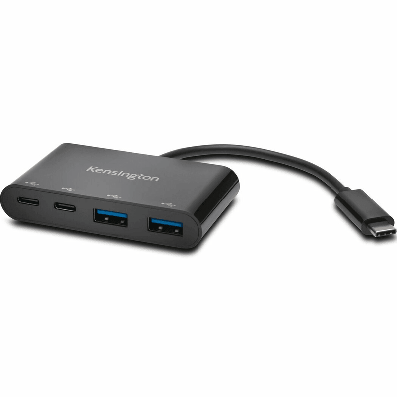 Kensington CH1000 USB-C 4 Port USB Hub Adapter Extender 39124 - SuperOffice