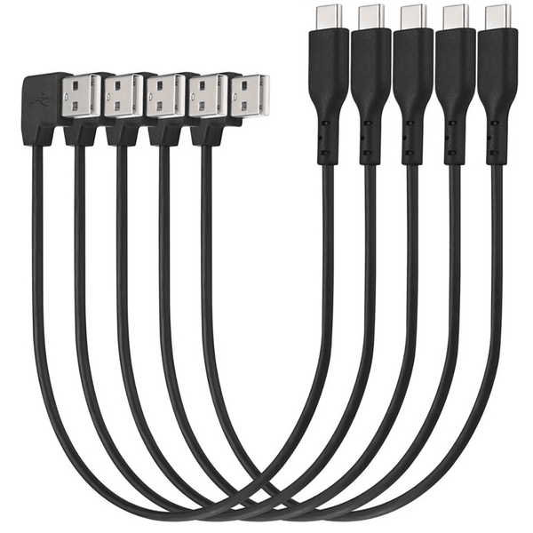 Kensington Charge & Sync Cable USB-A To USB-C 327mm Black Pack 5 K65610WW - SuperOffice