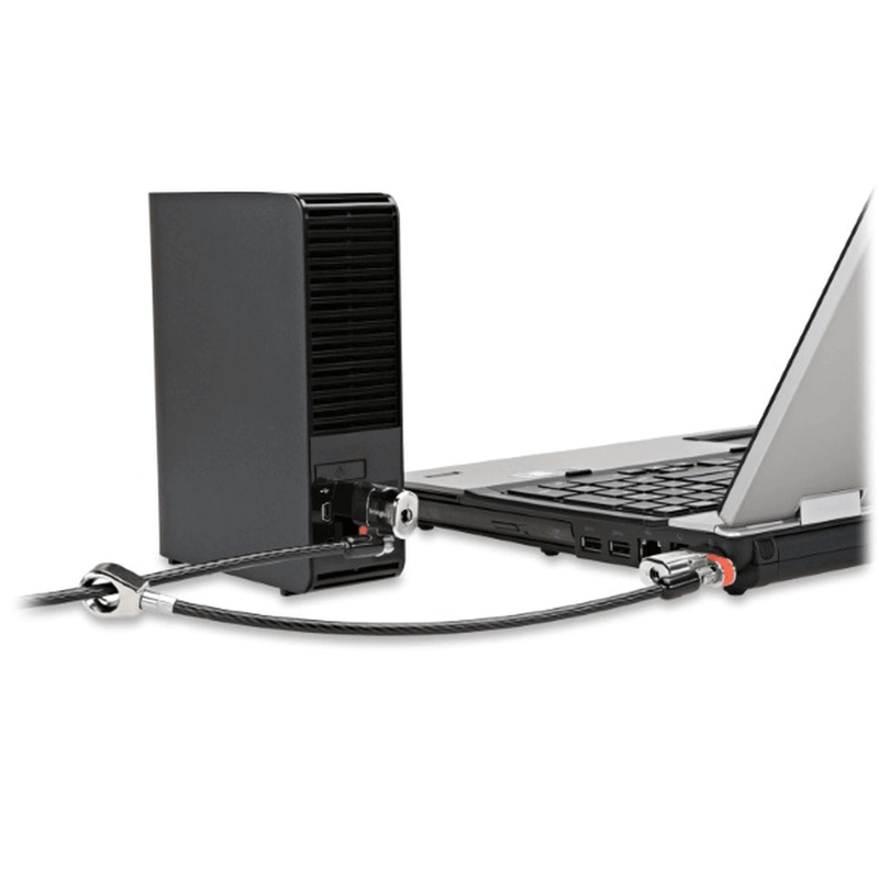 Kensington Clicksafe Twin Double Laptop Lock Single Keyed 64638 - SuperOffice