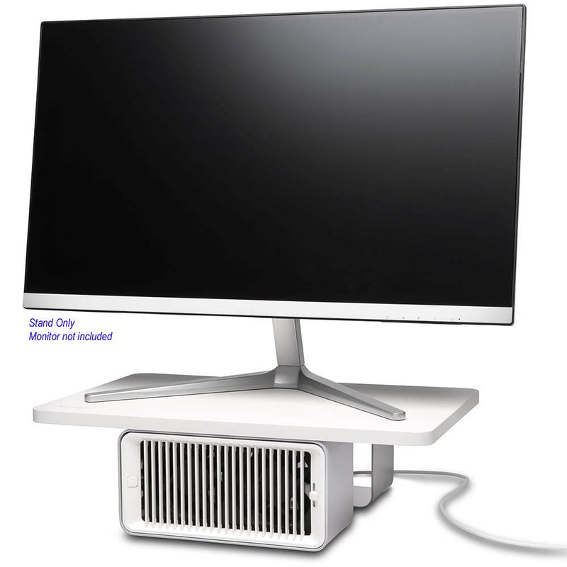 Kensington Coolview Wellness Monitor Stand With Desk Fan 55855 - SuperOffice