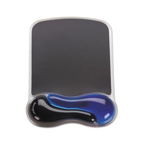 Kensington Duo Gel Mouse Pad Black/Blue 62401 - SuperOffice