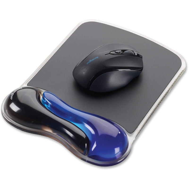 Kensington Duo Gel Mouse Pad Black/Blue 62401 - SuperOffice