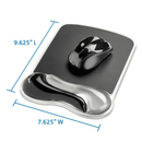 Kensington Duo Gel Mouse Pad Black/Grey Ergonomic Wrist Rest K62399WW - SuperOffice