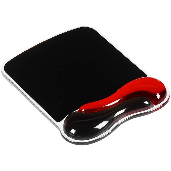 Kensington Duo Gel Mouse Pad Black/Red 62402 - SuperOffice