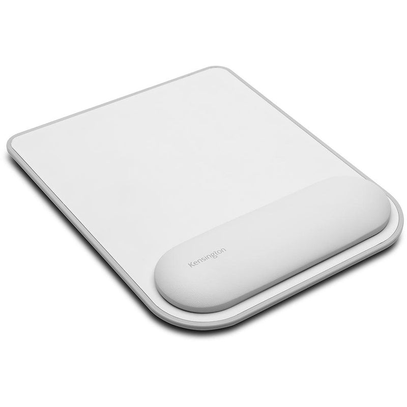 Kensington Ergosoft Mousepad Gel Wrist Rest Ergonomic Grey White Mouse Pad 50437 - SuperOffice