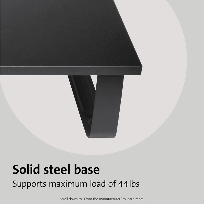 Kensington Extra Wide Monitor Stand Large Black 55726 - SuperOffice