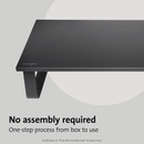 Kensington Extra Wide Monitor Stand Large Black 55726 - SuperOffice