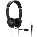 Kensington Headphones Hi-Fi Microphone & Volume Control Black K33597WW - SuperOffice