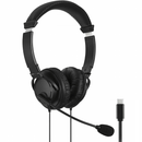 Kensington Headphones With Microphone Headset USB-C Black K97457WW - SuperOffice