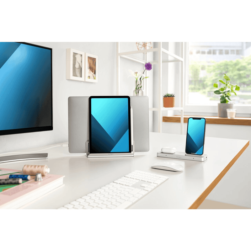 Kensington K59090WW StudioCaddy With Qi Wireless Charging Stand For Apple Devices iPhone Airpods K59090WW - SuperOffice