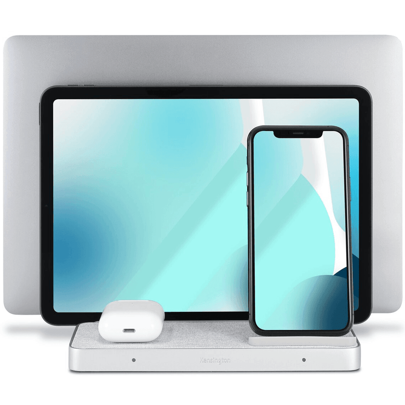 Kensington K59090WW StudioCaddy With Qi Wireless Charging Stand For Apple Devices iPhone Airpods K59090WW - SuperOffice